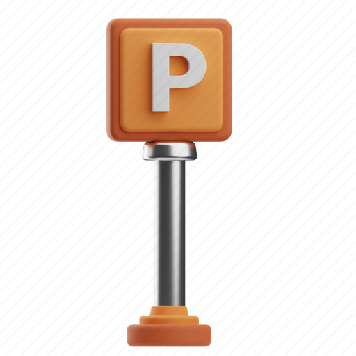 Parking, area, gps, transport, map, garage, direction 3D illustration - Download on Iconfinder