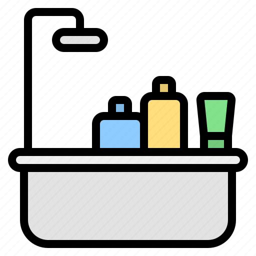 Bath, bathtub, business, hotel, shower icon - Download on Iconfinder
