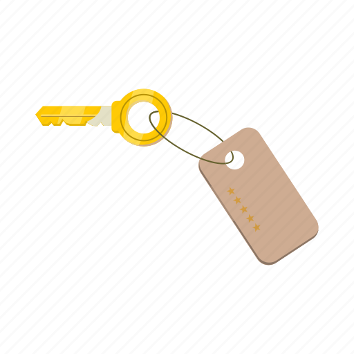 Access, cartoon, hotel, key, ring, room, security icon - Download on Iconfinder