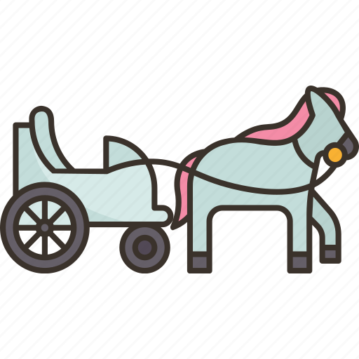 Carriage, horse, rental, vintage, transport icon - Download on Iconfinder