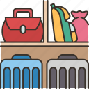 luggage, suitcase, storage, locker, safety