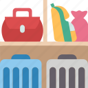 luggage, suitcase, storage, locker, safety