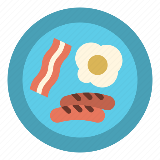 Hotel, breakfast, food, bread, egg, meal icon - Download on Iconfinder