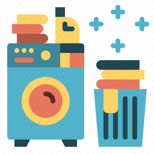 Hotel, laundry, washing, wash, clean, service icon - Download on Iconfinder