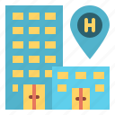 hotel, location, map, pin, gps, travel, navigation