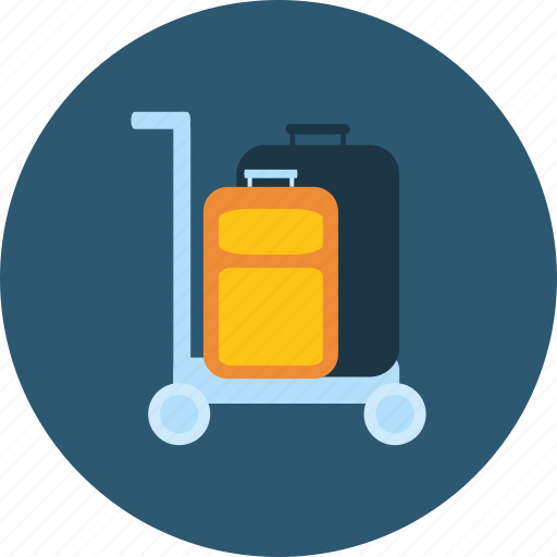 Baggage, bellboy, hotel, luggage, people, profession, valet icon - Download on Iconfinder
