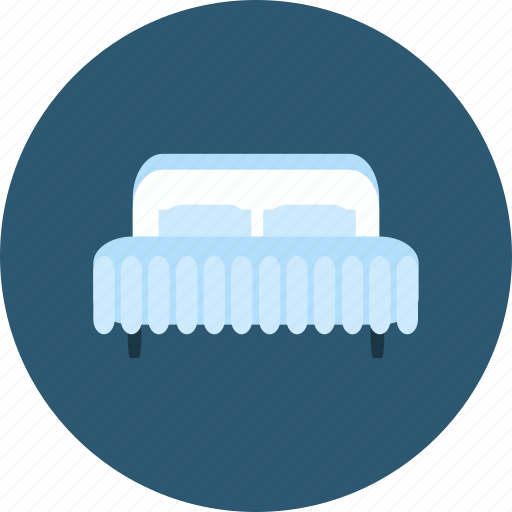 Bed, bedroom, comfortable, furniture, hotel, rest, double bed icon - Download on Iconfinder