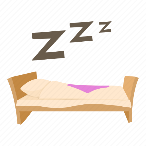 Bed, bedroom, cartoon, hotel, object, room, travel icon - Download on Iconfinder
