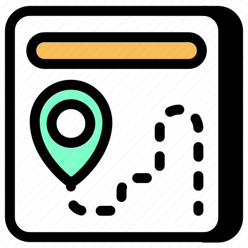 Internet, route, ip, address, location, map, tracking icon - Download on Iconfinder