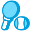 tennis, ball, racket, sports, athletics, round, shape 