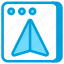 internet, navigation, arrow, paper, tabs, buttons, software 
