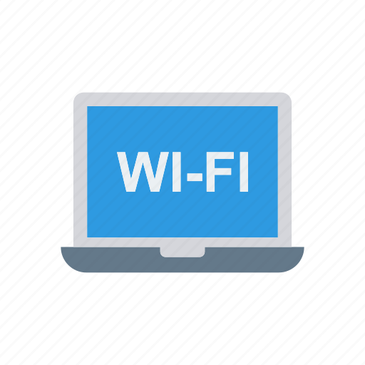Device, gadget, laptop, wifi icon - Download on Iconfinder