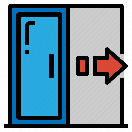 Emergency, exit, logout, outside icon - Download on Iconfinder
