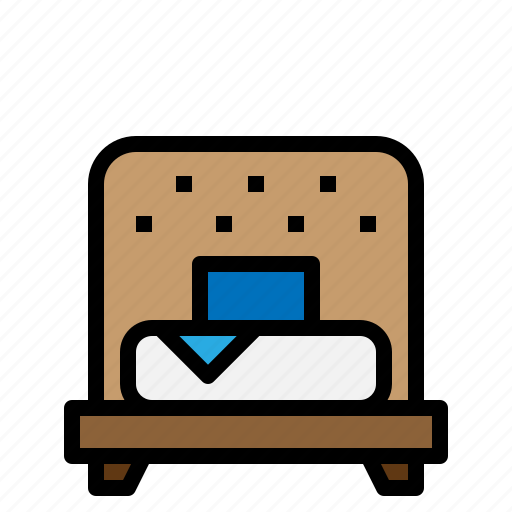 Bed, hotel, room, single icon - Download on Iconfinder