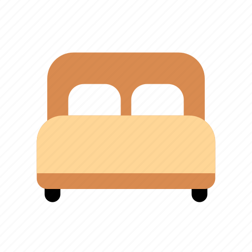 Double, bed, king, size, hotel, bedroom, mattress icon - Download on Iconfinder
