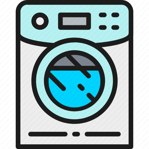 Business, hotel, machine, outline, wash, washer, washing icon - Download on Iconfinder