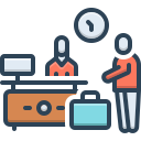 check in, hotel, traveller, reception, reservation, receptionist, signing in