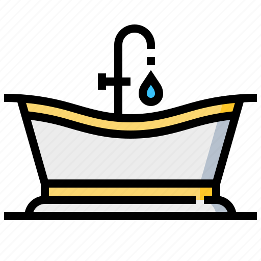 Bathroom, bathtub, clean, water icon - Download on Iconfinder