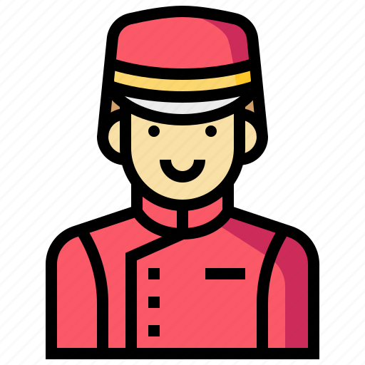 Bellboy, hotel, man, service icon - Download on Iconfinder