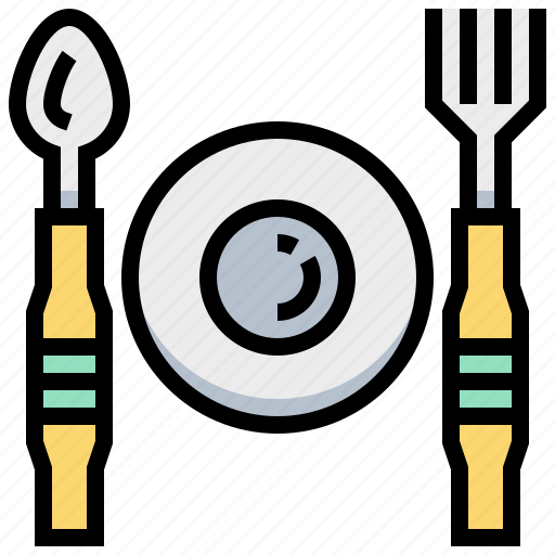 Breakfast, dish, fork, spoon icon - Download on Iconfinder