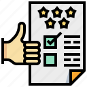 checklist, hotel, like, rating, star