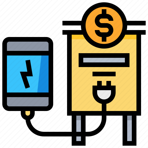Charge, mobile, money, plug, smartphone icon - Download on Iconfinder