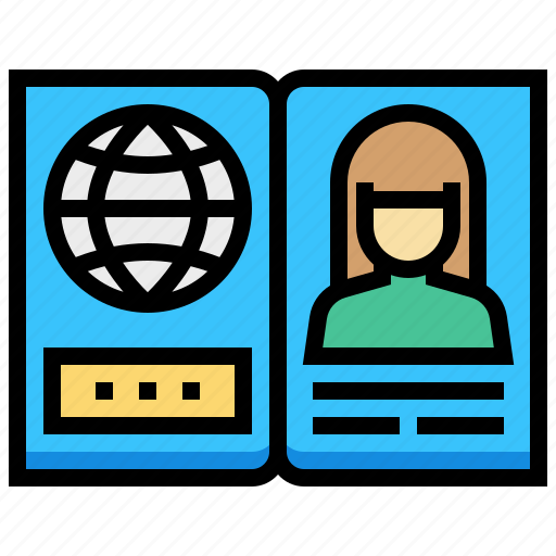 Book, girl, global, human, passport icon - Download on Iconfinder