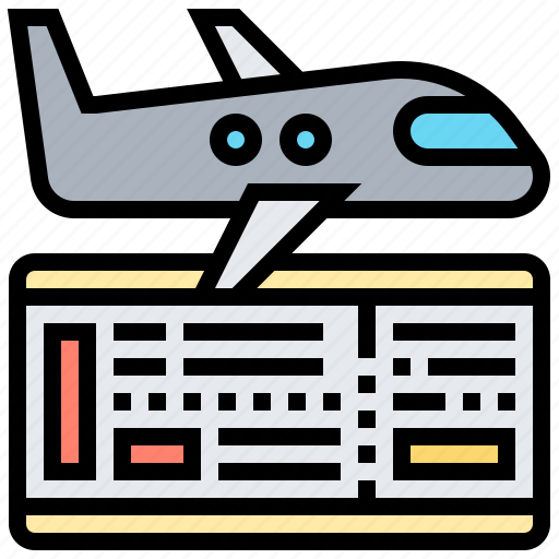 Boarding, booking, destination, flight, ticket icon - Download on Iconfinder