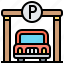 car, carpark, parking, sign, vehicle 