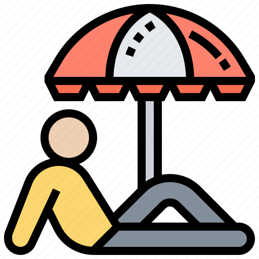 Beach, garden, picnic, relax, vacation icon - Download on Iconfinder