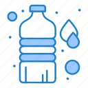 bottle, drop, water