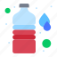 bottle, drop, water 