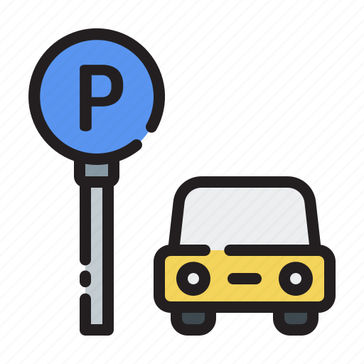 Parking, sign, car, transport icon - Download on Iconfinder
