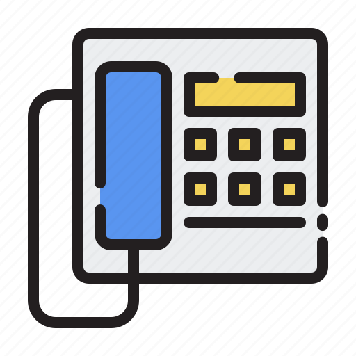 Telephone, phone, call, communication icon - Download on Iconfinder