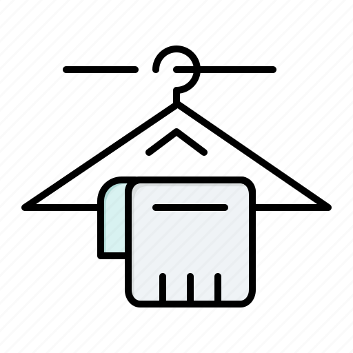 Hanger, hotel, service, towel icon - Download on Iconfinder