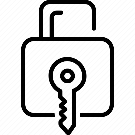 Keylock, lock, login, protection, security icon - Download on Iconfinder