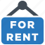 for rent, real estate, rent, rental, sign 