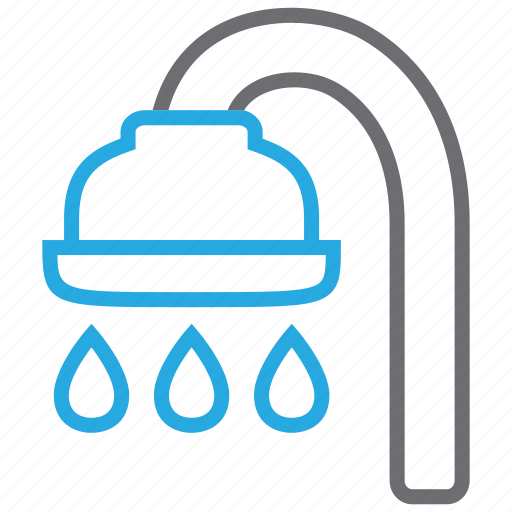 Shower, bath, bathroom, drop, faucet, water, tub icon - Download on Iconfinder