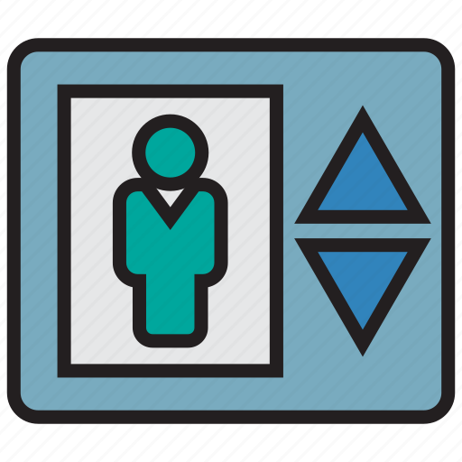 Elevator, down, lift, transport, up icon - Download on Iconfinder