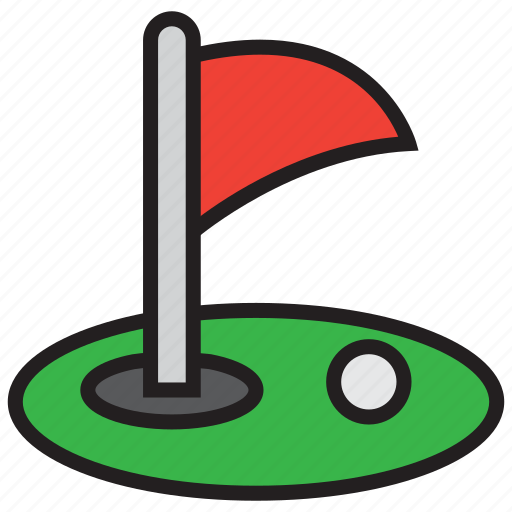 Golf, game, golfer, grass, sports icon - Download on Iconfinder