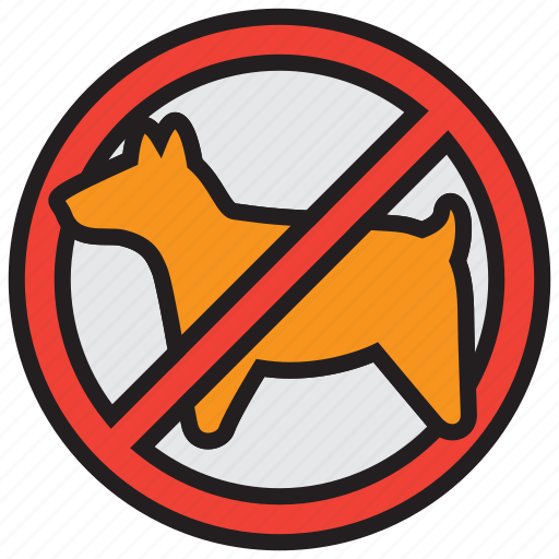 Allowed, pets, dog, forbidden, prohibited, sign, warning icon - Download on Iconfinder