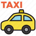 taxi, cab, car, transport, vehicle