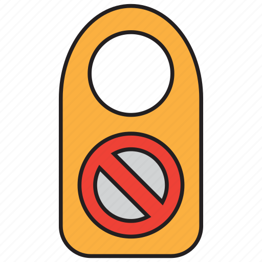 Forbidden, sign, forbid, warning, door sign, stop icon - Download on Iconfinder