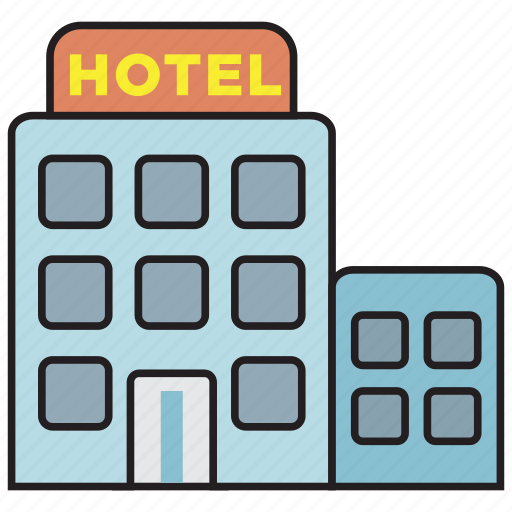 Hotel, building, restaurant, travel, place, room, vacation icon - Download on Iconfinder