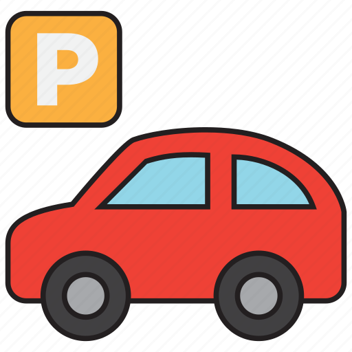 Parking, car, garage, sign, auto, transportation, vehicle icon - Download on Iconfinder