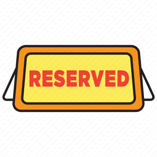 Reserved, date, dinner, reserve, restaurant, table icon - Download on Iconfinder