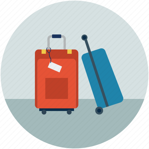 Luggage, suitcases, travel bags, traveling icon - Download on Iconfinder