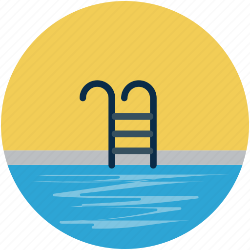 Pool, staircase, summer, swimming pool, swimming staircase icon - Download on Iconfinder