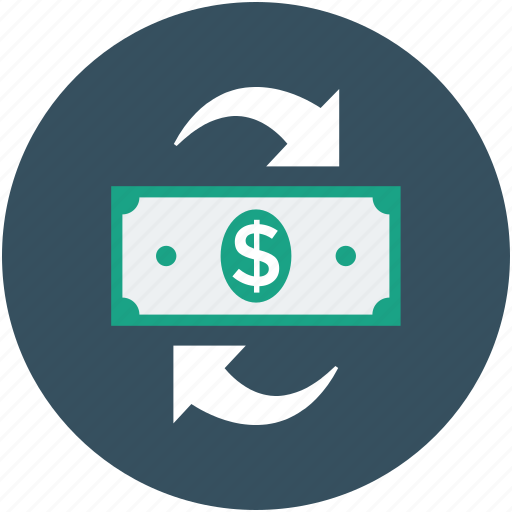 Cash, dollar, dollar with refresh sing, money, refresh sign, sync icon - Download on Iconfinder