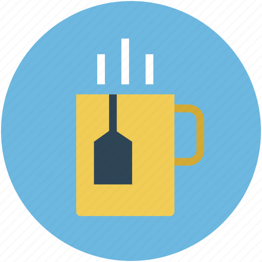 Cup of tea, hot tea, instant tea, mug, tea, tea with teabag icon - Download on Iconfinder